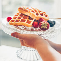 Dinkelwaffeln ohne Zucker