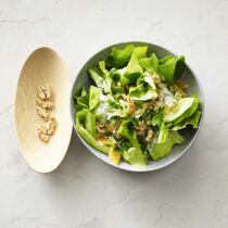 Grüner Salat mit Sahnesauce Grüner Salat mit Sahnesauce