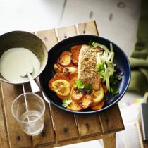 Lachs mit Fenchelkruste Lachs mit Fenchelkruste