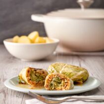 Kohlrouladen mit Linsenf&uuml;llung