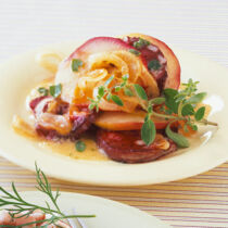 Gebratener Blutwurstsalat