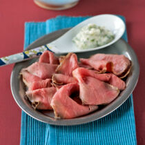 Roastbeef mit Knoblauch-Mayonnaise