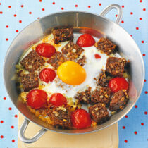 Ei im Scheiterhaufen