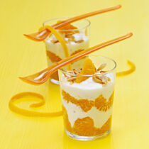 Mandel-Mandarinen-Quark mit Schuss Mandel-Mandarinen-Quark mit Schuss