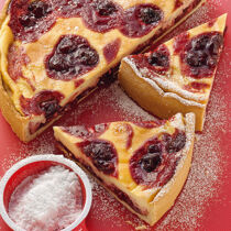 Schmantkuchen mit Kirschen Schmantkuchen mit Kirschen