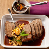 Glühweinsauce zu Rinderschmorbraten