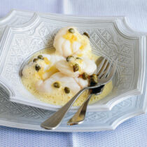 Seeteufel mit Kapern-Senf-Sauce Seeteufel mit Kapern-Senf-Sauce