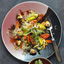 Quinoasalat mit Pilzen Quinoasalat mit Pilzen