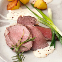 Roastbeef aus dem Salzmantel Roastbeef aus dem Salzmantel