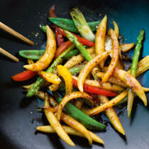 Schupfnudeln mit Gemüse aus dem Wok