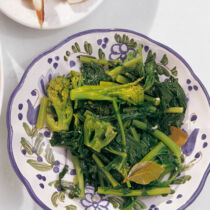 Geschmortes Rübstielgemüse