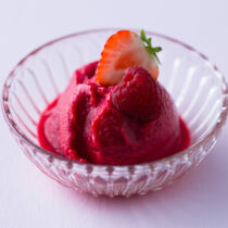 Erdbeer-Himbeer-Sorbet