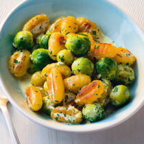 Rosenkohl-Gnocchi mit Gorgonzola