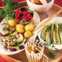 Kleines Antipasti-Büfett