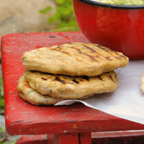 Fluffige Kräuterfladen