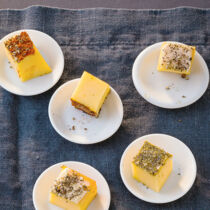 Käse im Pfeffermantel