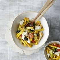 Lauwarmer Nudelsalat