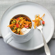 Kürbissalat mit Tomaten Kürbissalat mit Tomaten