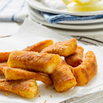 Gebackene Zanderfilets