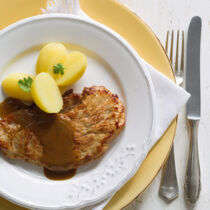 Schnitzel mit Zitronensauce Schnitzel mit Zitronensauce