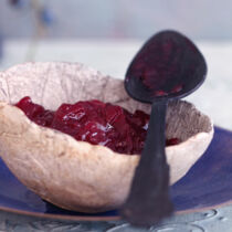 Schlehenaufstrich mit Orange Schlehenaufstrich mit Orange