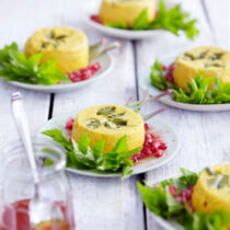 Möhrenflan mit Giersch