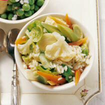 Reis-Gemüse-Salat