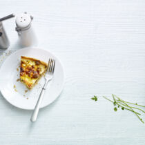 Hackfleischquiche mit Joghurt