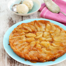 Birnen-Tarte-Tatin mit Zimtkaramell