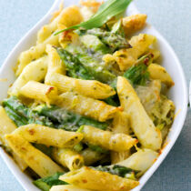 Penne-Spargel-Gratin