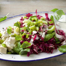 Hähnchensalat mit Basilikum