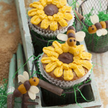 Sonnenblumen-Cupcakes