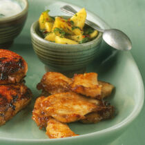 Hähnchenbrust mit Ananassauce Hähnchenbrust mit Ananassauce