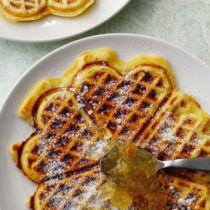 Orangenwaffeln Orangenwaffeln