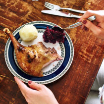 Gefüllte Gans für Festtage Gefüllte Gans für Festtage