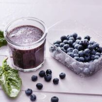 Heidelbeer-Spinat-Smoothie