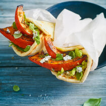 Piadine mit Grillkürbis