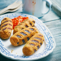 Würzige Tofu-Cevapcici mit Ajvar