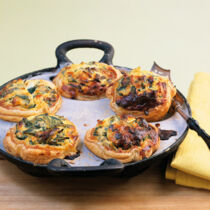 Mangold-Ziegenfrischkäse-Tarteletts Mangold-Ziegenfrischkäse-Tarteletts