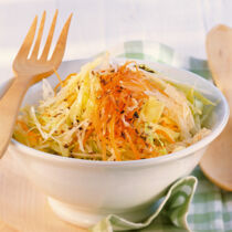Weißkohlsalat mit Möhren (Cole Slaw) Weißkohlsalat mit Möhren (Cole Slaw)