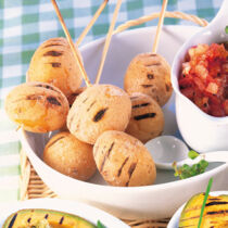 Meersalz-Kartöffelchen mit Tomaten-Mojo