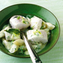 Zander mit Schwarzwurzeln Zander mit Schwarzwurzeln