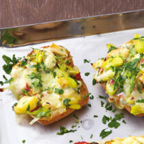 Heiße Lauchbrötchen