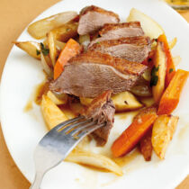 Gänsebraten – Gedämpft und Gebraten