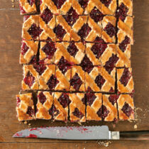 Linzer Schnitten mit Himbeerkonfitüre