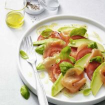 Avocado-Lachs-Caprese Avocado-Lachs-Caprese