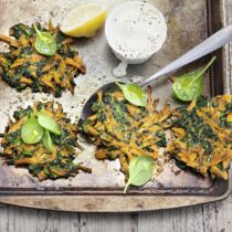 Möhren-Spinat-Puffer Möhren-Spinat-Puffer