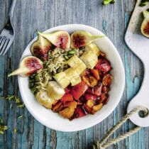 Vegetarische Halloumi-Bowl