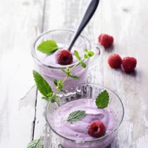 Geeiste Himbeercreme Geeiste Himbeercreme