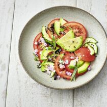 Tomaten-Avocado-Salat
